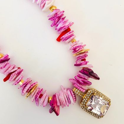 Χειροποίητο Κολιέ Κοχύλια