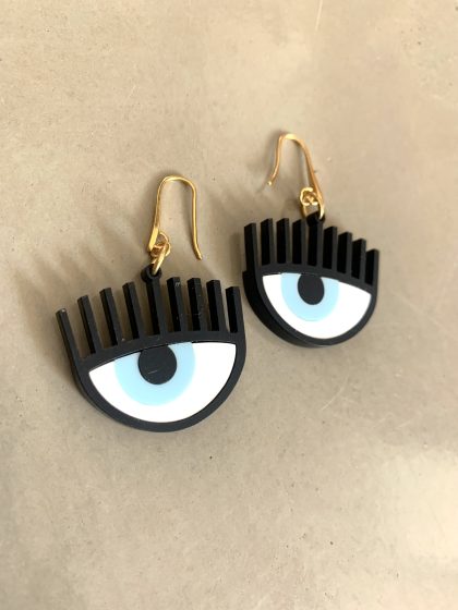 σκουλαρίκια κρεμαστά μάτι